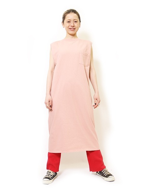 アメリカのブランドのワンピース Goodwear ワンピース 「MADE IN USA」SLEEVELESS POCKET