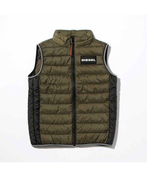 DIESEL ジャンパー・ブルゾン・ベスト ディーゼル メンズ ベスト DIESEL ブランド ジレ アウター フード着脱