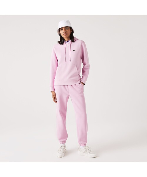 LACOSTE パンツ 鹿の子地トラックパンツ レディース : ZOZOTOWN