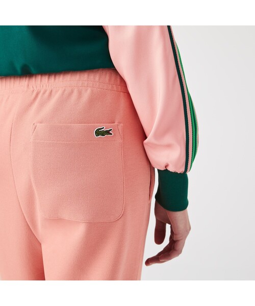 LACOSTE（ラコステ） パンツ 鹿の子地トラックパンツ レディース