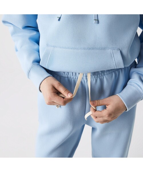 LACOSTE パンツ 鹿の子地トラックパンツ レディース : ZOZOTOWN