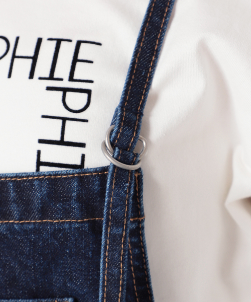 新品タグ付き⭐︎le denimスローブイエナ　エプロンオーバーオール　36 スローブイエナ LE DENIM オーバーオール 36