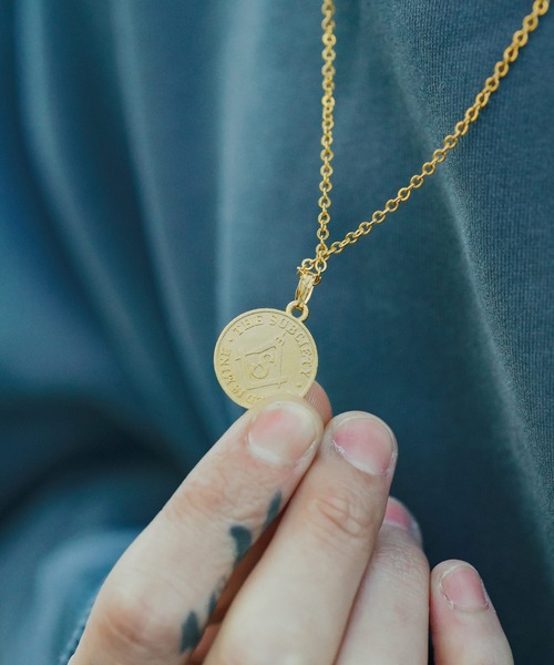 Subciety（サブサエティ） ネックレス MARIA COIN NECKLACE メンズ