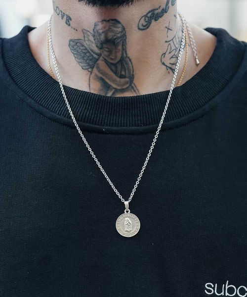 Subciety（サブサエティ） ネックレス MARIA COIN NECKLACE メンズ