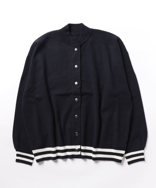 おに出品 DOUX ARCHIVES ジャケット ブルゾン スナップボタンニット