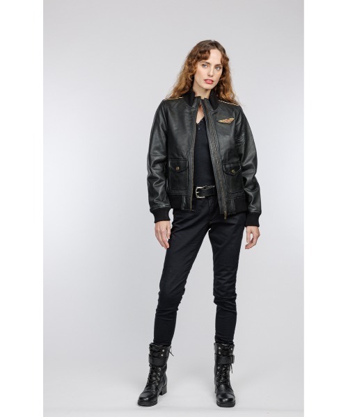 Harley Davidson コート アウター 120周年記念ボンバーレザー