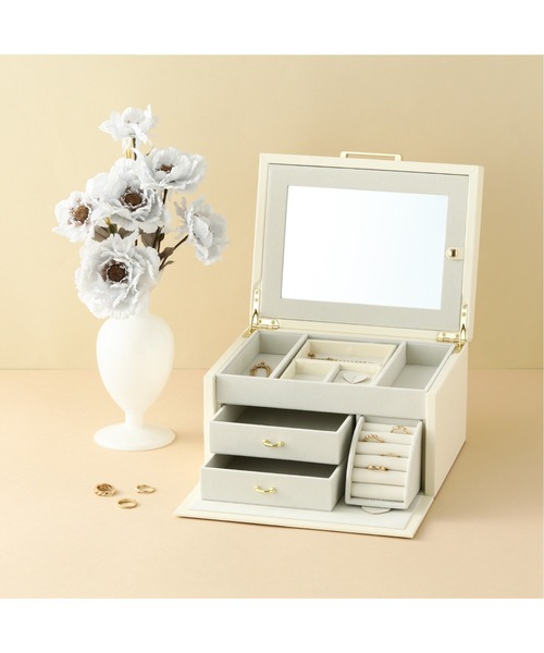 Francfranc（フランフラン） 収納 エンブロイダリーフラワー