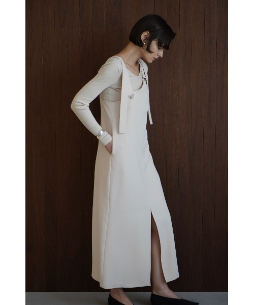 ワンピース CLANE/クラネ/SLANT LINE SALOPETTE ONE PIECE CLANE/クラネ/SLANT LINE SALOPETTE ONE