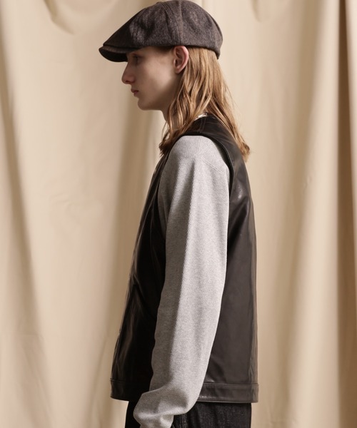 Schott N.Y.C ベスト ジレ Schott/ショット/GOAT LEATHER VEST/ゴート 