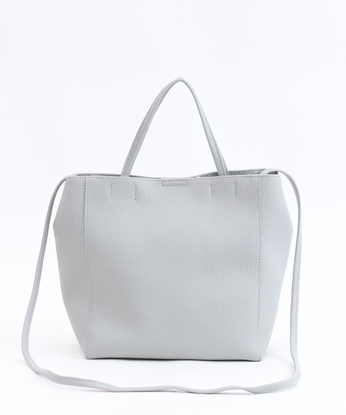 COOCO（クーコ） トートバッグ ソフトフェイクレザー2WAYトート