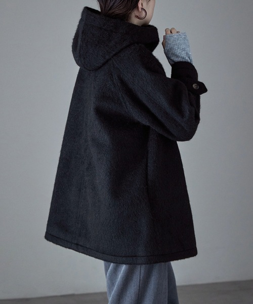 etoll.（エトル） ダッフルコート コート ウーリッシュシャギーミドル