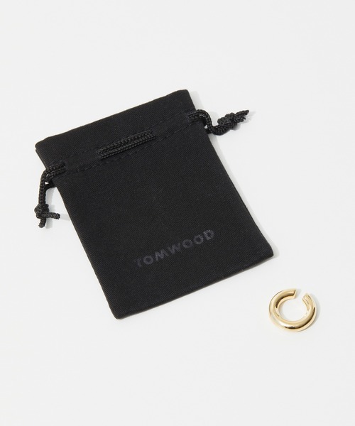 TOM WOOD イヤーカフ Chunky Ear Cuff Gold M トムウッド チャン