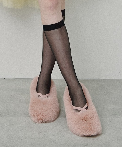 J1U by LA BELLE ETUDE バレエシューズ パンプス フェイクボリューム