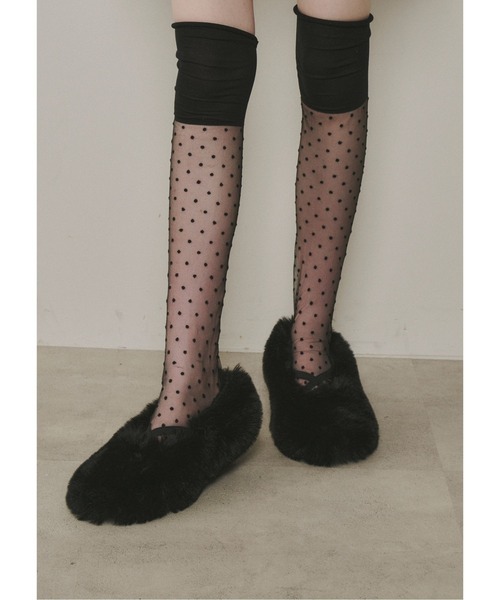 J1U by LA BELLE ETUDE バレエシューズ パンプス フェイクボリューム