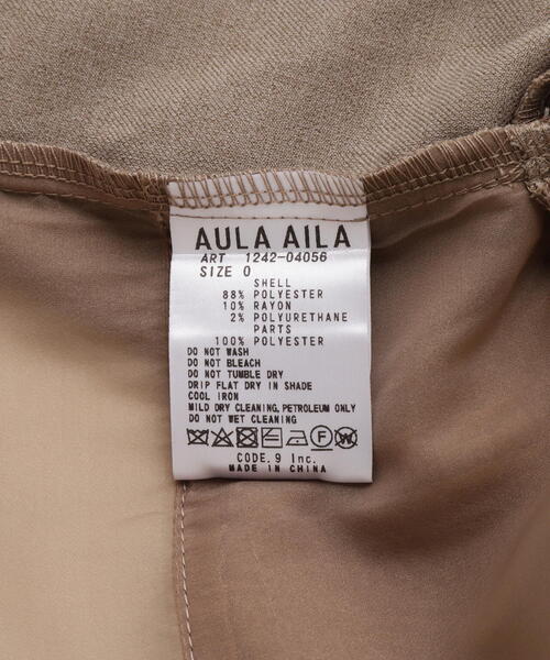 AULA AILA ブラウス シャツ AILA/アウラアイラ/別注シアーパーツ