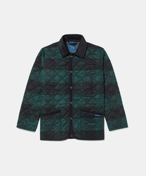 ラベンハム ノーカラージャケット チェック柄 ブラック 楽天市場】[TIME SALE] LAVENHAM ラベンハム CONTRAST CORNARD JACKET