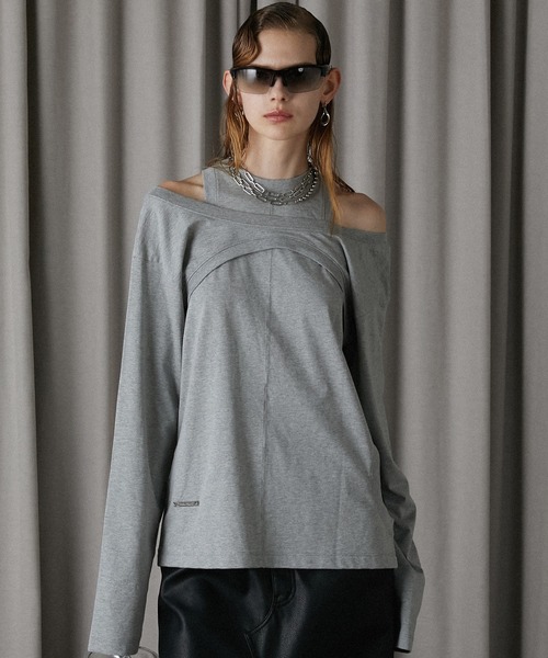 tシャツ 2WAYカットアウトトップ / 2WAY Cut Out Top レディース