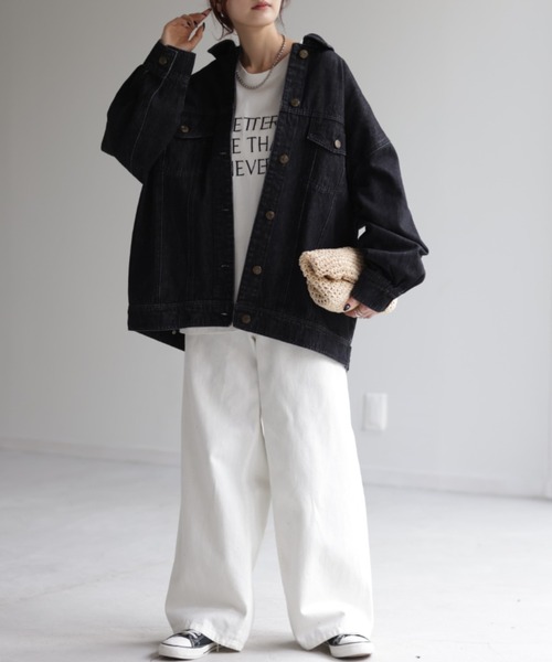 HUG.U（ハグユー） デニムジャケット gジャン オーバーデニム