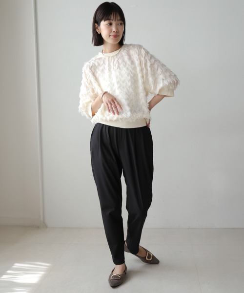 Bou Jeloud スラックス パンツ 「36-40サイズ展開あり」キレイMe