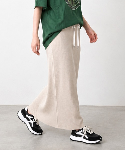 CRB ロング スカート リブIラインロングスカート : ZOZOTOWN Yahoo!店