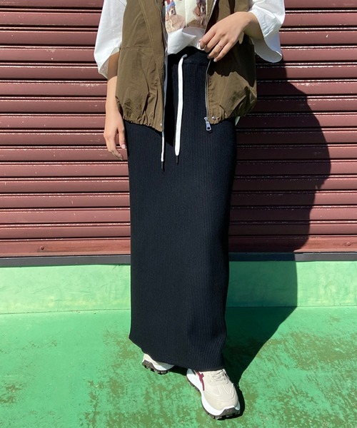 CRB ロング スカート リブIラインロングスカート : ZOZOTOWN Yahoo!店