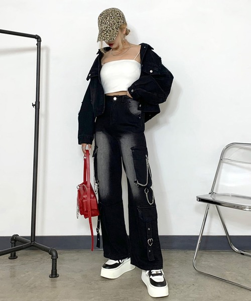デニムカーゴパンツ[品番：NHGW0003162]｜non-hedge
