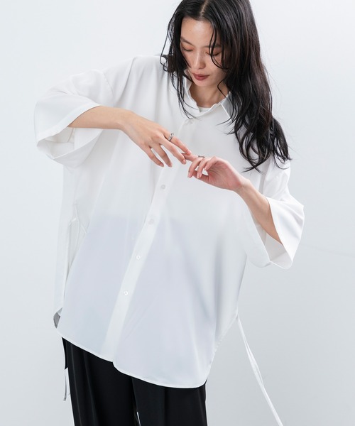 ホワイト 半袖シャツ NMDS20022 I THE SHIRTS Series – THE SHOP ONLINE