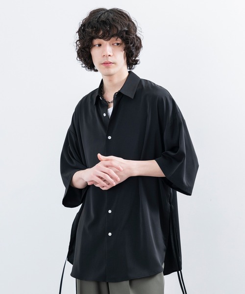じゅ 半袖 ホワイト M JUNRED 「JUNRED」 7分袖シャツ M ホワイト メンズ : ZOZOTOWN