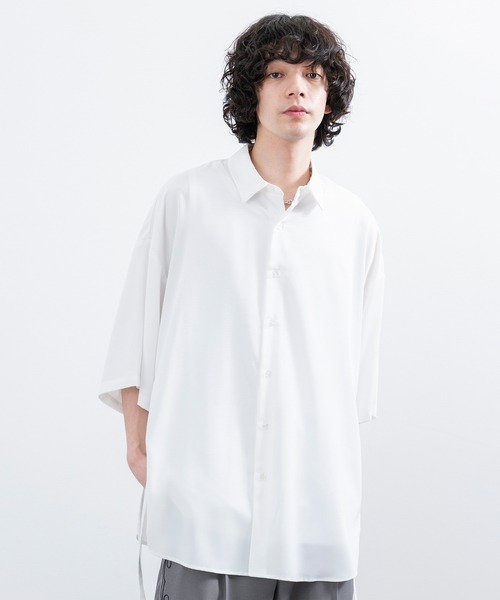JUNRED 「JUNRED」 7分袖シャツ M ホワイト メンズ : ZOZOTOWN