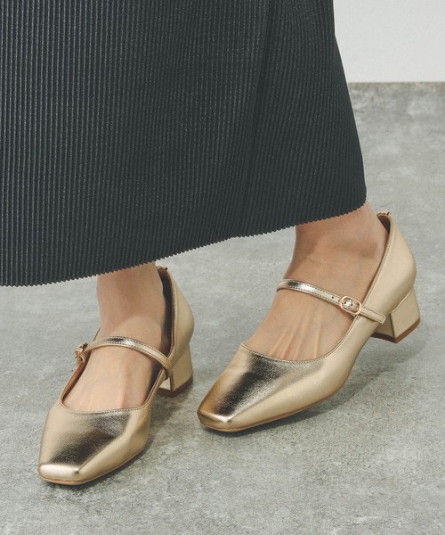 GLOBAL WORK（グローバルワーク） パンプス らくっションストラップ