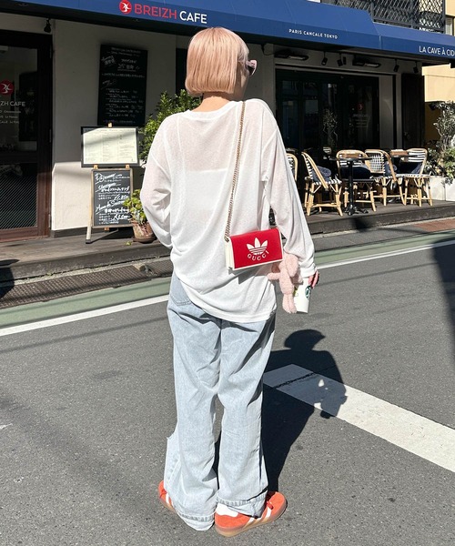 Alley Tokyo tシャツ スラブシアーカットロンTロング レディース