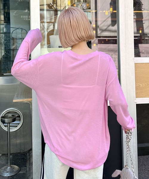 Alley Tokyo tシャツ スラブシアーカットロンTロング レディース