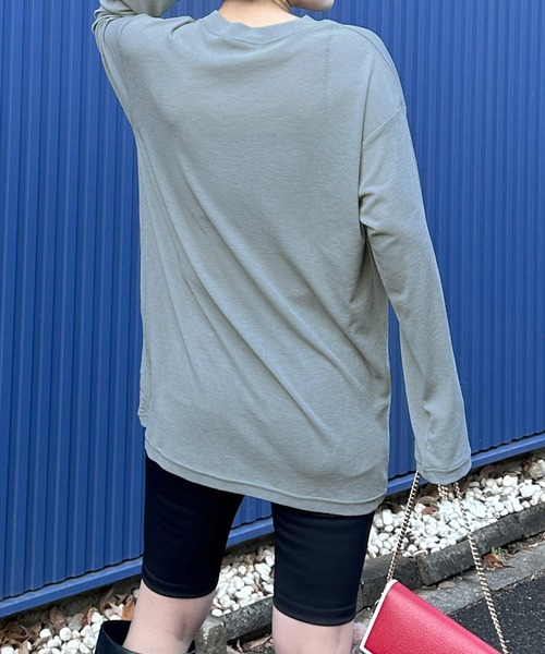 Alley Tokyo tシャツ スラブシアーカットロンTロング レディース
