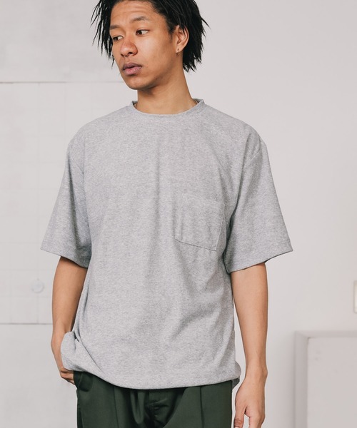 mocT（モクティー） tシャツ mocT/モクティ TC PILE JERSEY GREW NECK