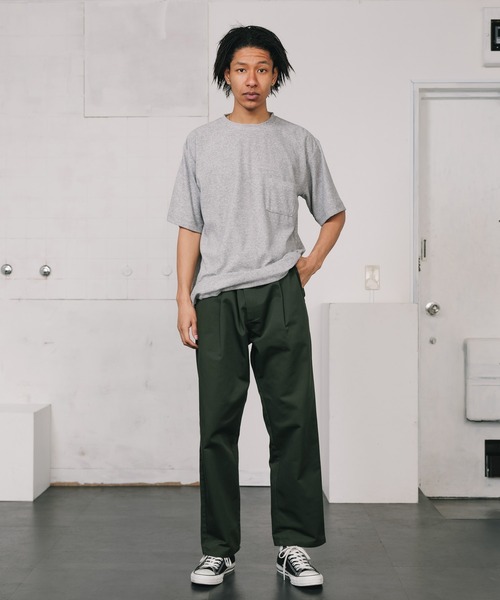 mocT（モクティー） tシャツ mocT/モクティ TC PILE JERSEY GREW NECK 