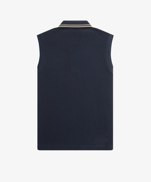 FREDPERRY フレッドペリー　ノースリーブポロ　ネイビー FRED PERRY 「FRED PERRY」 ノースリーブポロシャツ 10 ネイビー