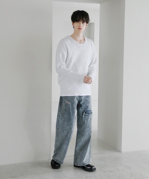 ASTRONOMY セーター ニット Buyer's Select/フラッフィーヤーン片畦