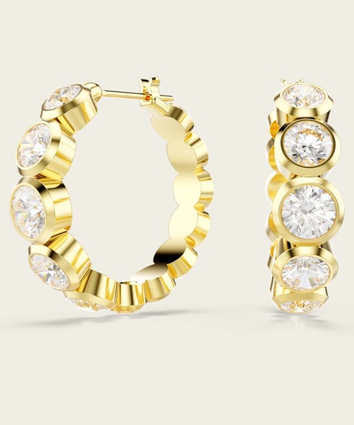 【SWAROVSKI】Imber フープピアス 純正箱付き SWAROVSKI ピアス 「公式」「スワロフスキー」Imber フープ
