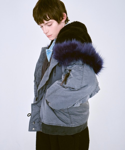 N-2B ボンバージャケット MA-1 フライトジャケット　復刻　フェード men's FUDGE