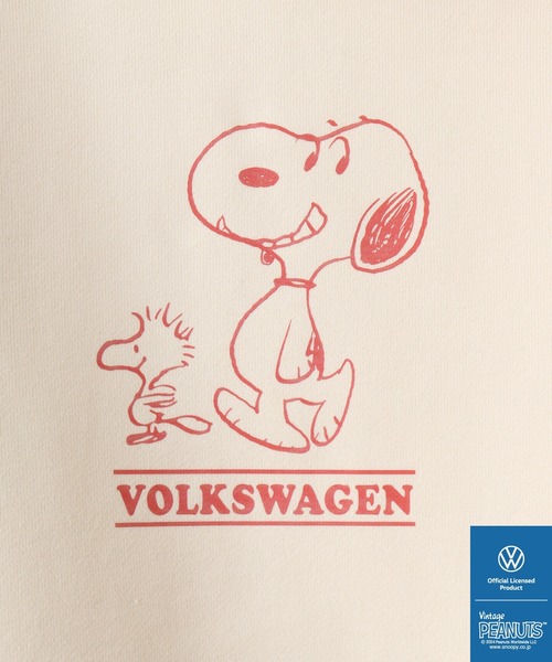 パーカー PEANUTS×VW SNOOPY×フォルクスワーゲンスウェットプルパーカー レディース メンズ フォルクスワーゲン パーカー PEANUTS×VW SNOOPY