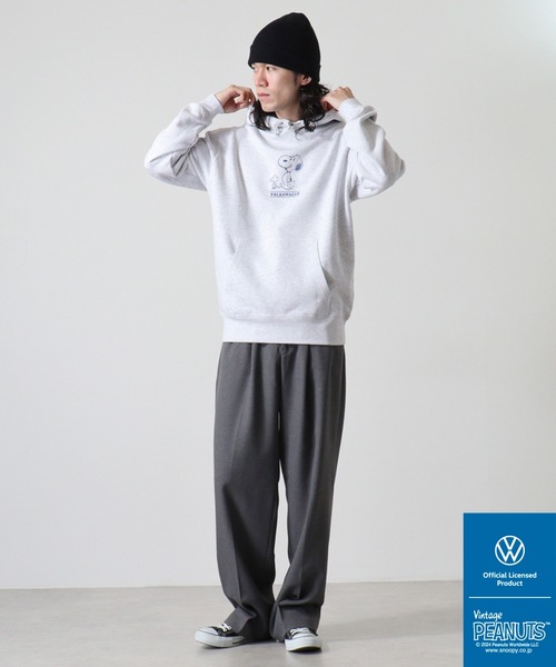 パーカー PEANUTS×VW SNOOPY×フォルクスワーゲンスウェットプルパーカー レディース メンズ フォルクスワーゲン パーカー PEANUTS×VW SNOOPY