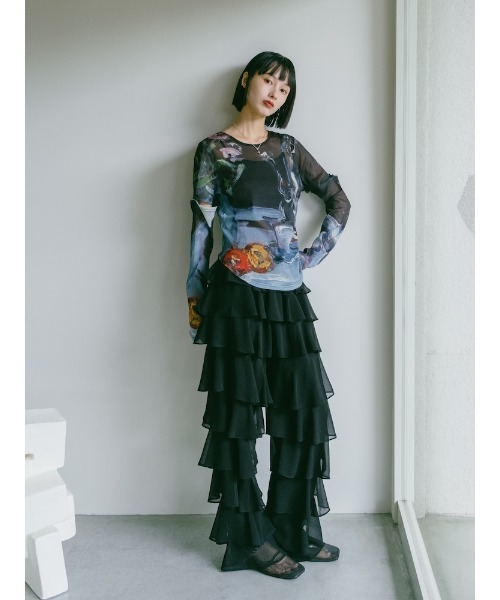 sahara シューズ Sheer Strap Shoes/シアーストラップシューズ