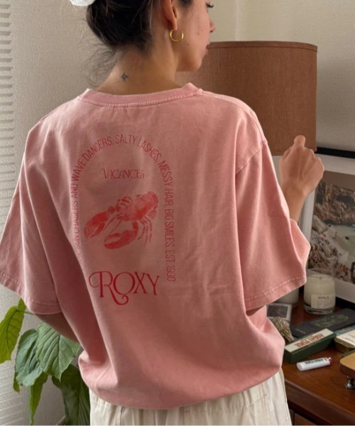 ROXY tシャツ VACANCES TEE /ロキシーバックプリントクロップド