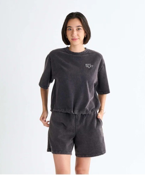 tシャツ VACANCES TEE /ロキシーバックプリントクロップド丈Tシャツ レディース ROXY tシャツ VACANCES TEE /ロキシーバックプリントクロップド