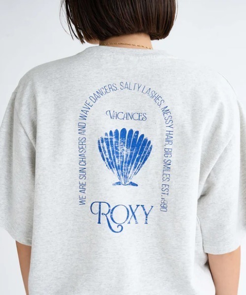 tシャツ VACANCES TEE /ロキシーバックプリントクロップド丈Tシャツ レディース ROXY tシャツ VACANCES TEE /ロキシーバックプリントクロップド