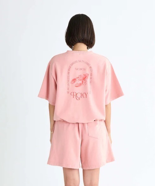 tシャツ VACANCES TEE /ロキシーバックプリントクロップド丈Tシャツ レディース ROXY tシャツ VACANCES TEE /ロキシーバックプリントクロップド