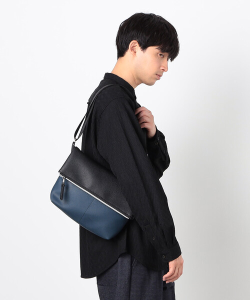 COMME CA ISM（コムサイズム） ショルダーバッグ バイカラー 