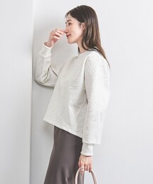 新品　ボタニカルジャカード プルオーバー　トレーナー　スウェット　日本製 UNITED ARROWS トレーナー スウェット BOTANY ジャガード プル