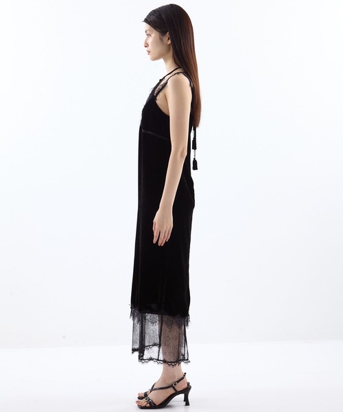 tanaka daisuke ワンピース tanaka daisuke/タナカダイスケ】velour cami-onepiece/ベロア