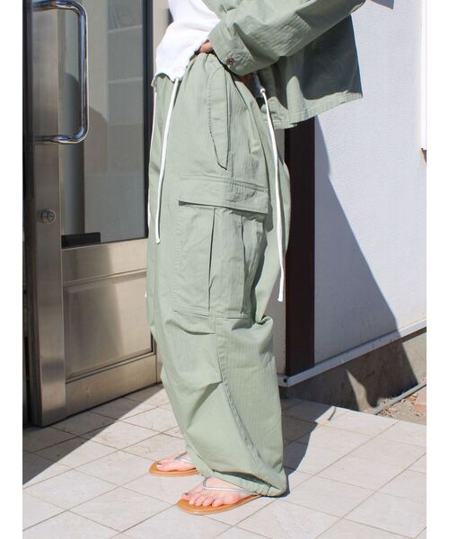 WAIPER.inc パンツ WAIPER別注 ミリタリーオーバーパンツ レディース